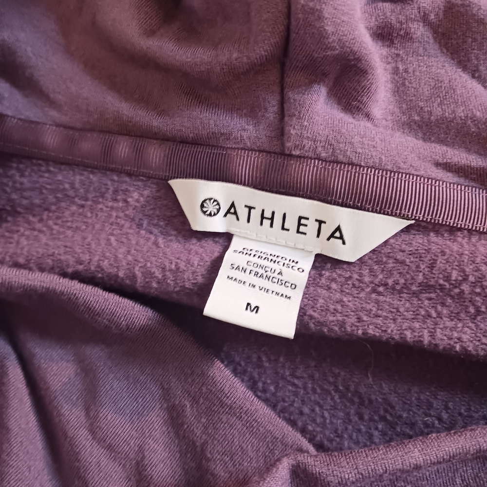 2/$30 DEAL!! Athleta Lavender Cowl Neck Sweatshirt - Picture 8 of 10